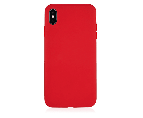 Чехол для смартфона vlp Silicone Сase для iPhone XS Max, красный